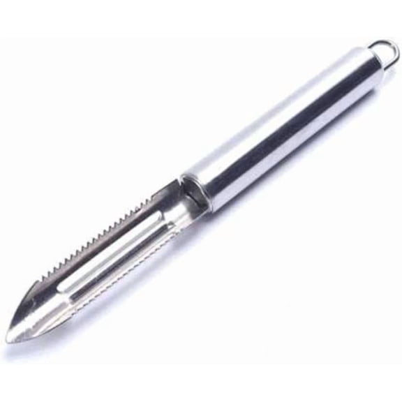 Stainless Steel Vegetable Peeler | Ultra Sharp Dual Blade Kitchen Peeler | Ergonomic Handle Fruit & Potato Peeler | Multipurpose Lightweight Peeling Tool