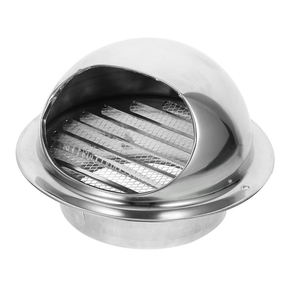 Stainless Steel Vent Dryer Wall Plate Microwave Kit Air Round Exhaust Grille Ventilation