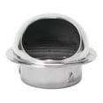 thumbnail image 1 of Stainless Steel Vent Hood, Easy To Use Stainless Steel Vent Cover Rain Resistant Round   For Electric Clothes Dryers For Kitchen Fans 4 Inch, 1 of 8