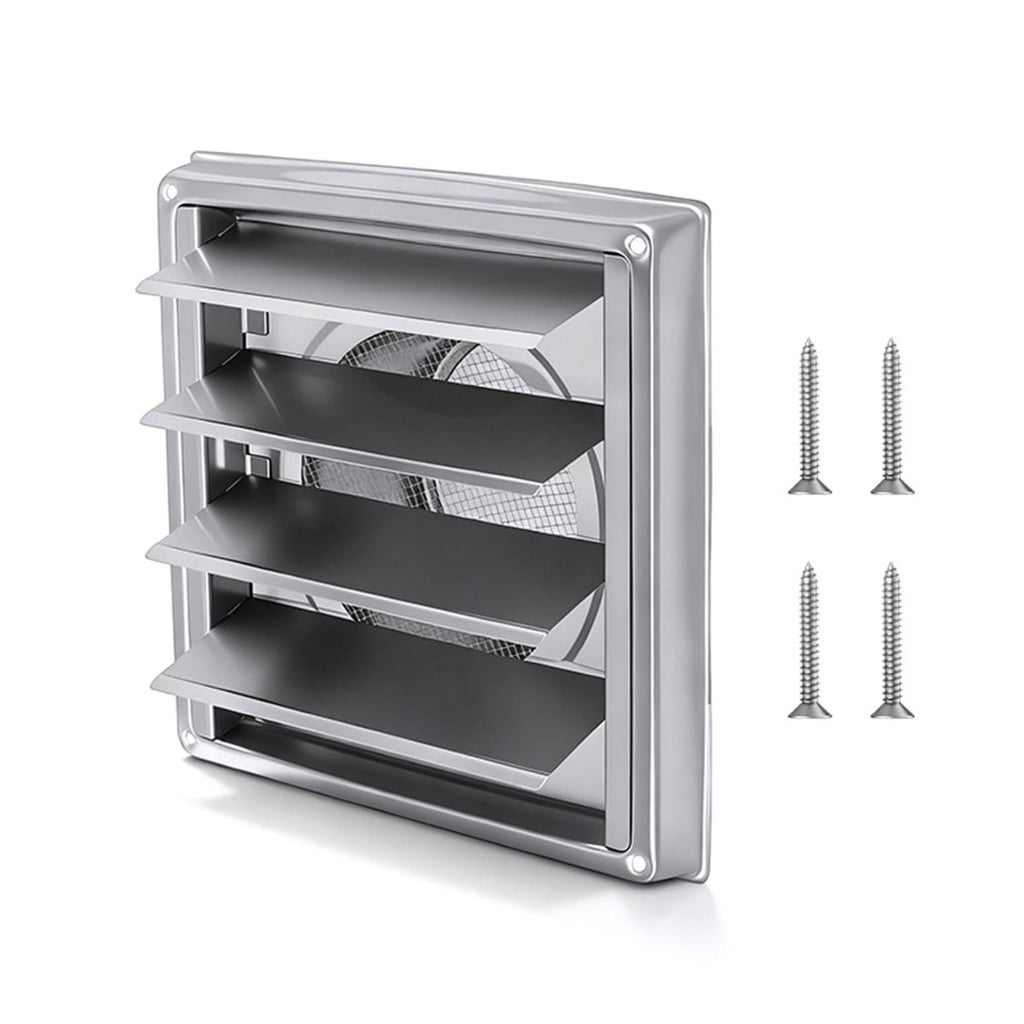 Stainless Steel Ventilation Cover For Dryer Including Barrier Works With 4 5 6 Inch Pipes