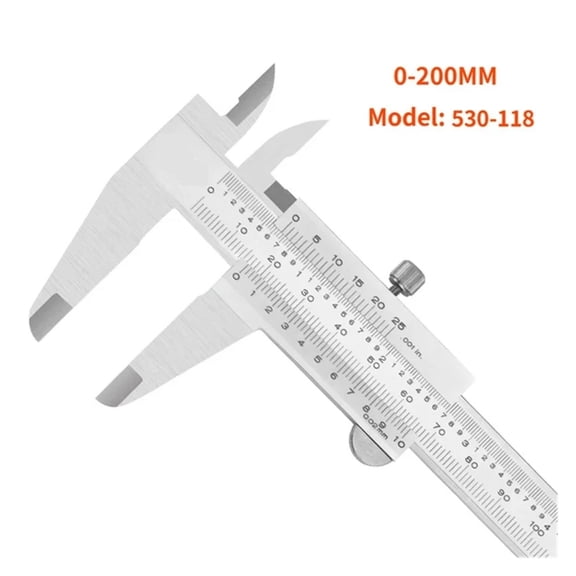 Stainless Steel Vernier Caliper Gauge 0-150mm Sliding Gauge Measurement Tool Inside Outside Depth Step Micrometer ,Easy to Use