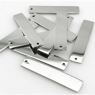 Steel silver Guasha Blanks 5 Pack Steel Laser Engraving Blanks