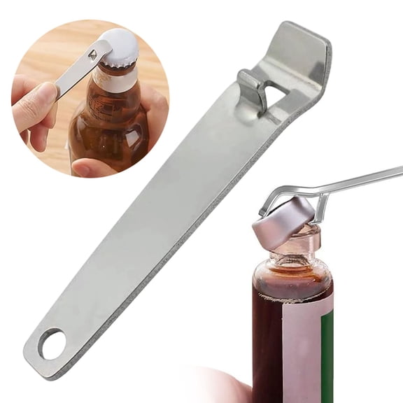 Stainless Steel Vial Decapper Tool, Multifunctional Aluminum Cap Remover for Bottles, Portable Durable Vial Opener for Home Use, Easy Safe Operation