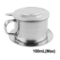 thumbnail image 1 of Stainless Steel Vietnam Vietnamese 50/100ml Coffee Pot Drip Filter Coffee Maker, 1 of 5