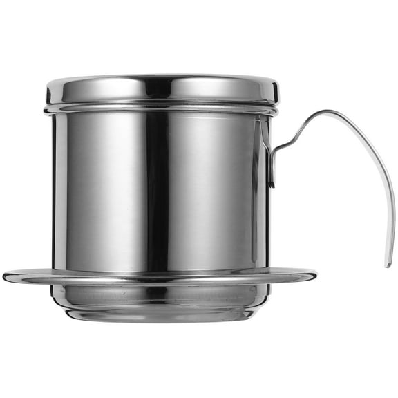 Stainless Steel Vietnamese Pot Coffee Mug Makers Filter Hand Pour Set Travel