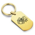 thumbnail image 1 of Stainless Steel Viking Battle Boar Dog Tag Keychain Circle Ring, 1 of 2