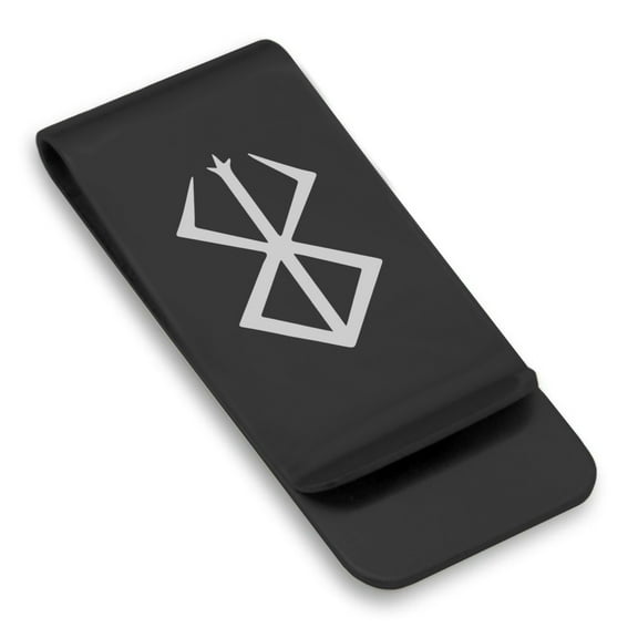 Stainless Steel Viking Berserkers Classic Slim Money Clip Credit Card Holder