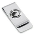 thumbnail image 1 of Stainless Steel Viking Ulfhednar Wolves Classic Slim Money Clip Credit Card Holder, 1 of 2
