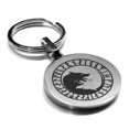 thumbnail image 1 of Stainless Steel Viking Ulfhednar Wolves Round Medallion Keychain Circle Ring, 1 of 2
