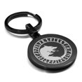 thumbnail image 1 of Stainless Steel Viking Ulfhednar Wolves Round Medallion Keychain Circle Ring, 1 of 2