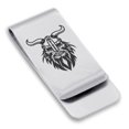 thumbnail image 1 of Stainless Steel Viking Warrior Champion Classic Slim Money Clip Credit Card Holder, 1 of 2