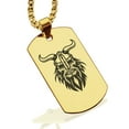 thumbnail image 1 of Stainless Steel Viking Warrior Champion Dog Tag Pendant Necklace, 1 of 3