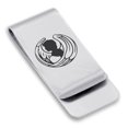 thumbnail image 1 of Stainless Steel Virgo Zodiac (Maiden) Classic Slim Money Clip Credit Card Holder, 1 of 2