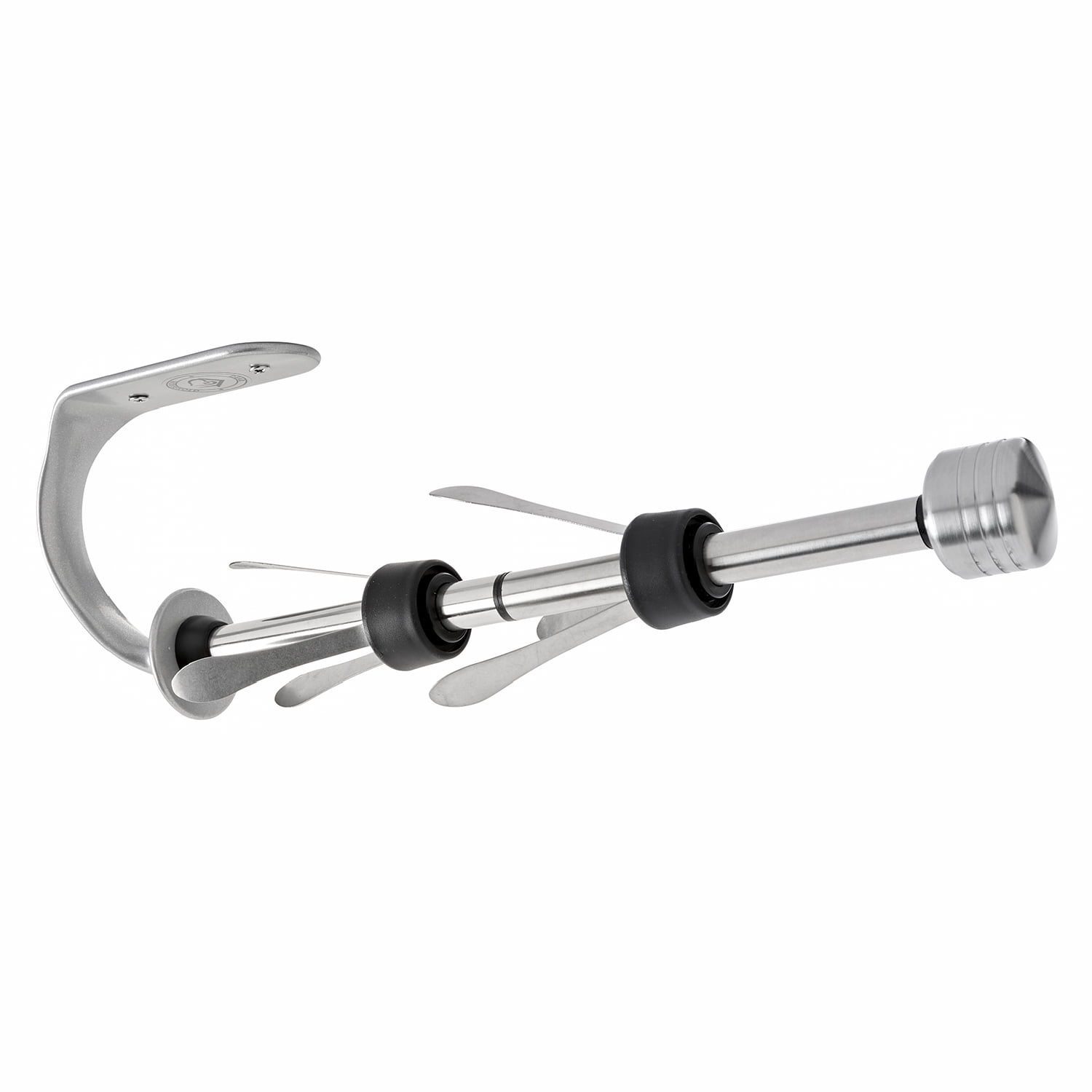 Stainless Steel Wall Mount Paper Towel Holder - One Handed Tear Wall Mounted & Under Counter Paper Towel Holder Dispenser