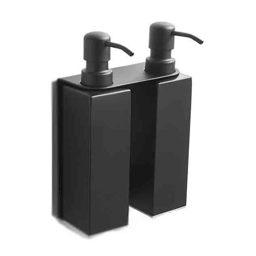 Stainless Steel Wall Mounted Soap Dispenser Bathroom Squeeze Bathroom Lotion Dispenser Hole Free Installation