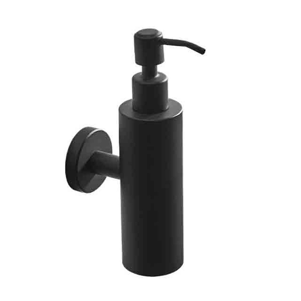 Stainless Steel Wall Mounted Soap Dispenser Bathroom Squeeze Lotion Dispenser Requires Hole Punch Installation