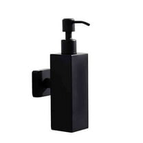Stainless Steel Wall Mounted Soap Dispenser Bathroom Squeeze & Punch Single Lotion Bottle Black/Silver/Gold