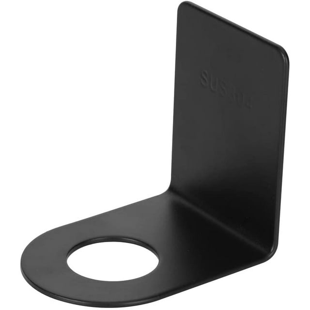 Stainless Steel Wall Mounted Soap Pump Bottle Dispenser Rack Holder