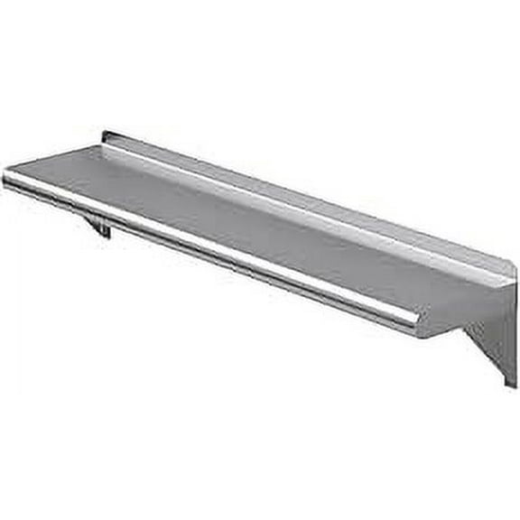 Stainless Steel Wall Shelf 8" x 36" | Metal Shelving | Garage, Laundry, Storage, Utility Room | Restaurant,  Kitchen | NSF Certified |