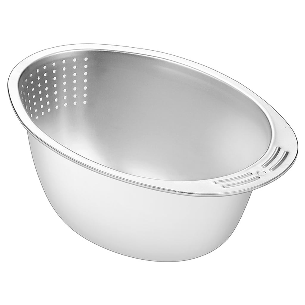 Stainless Steel Washing Bowl with Strainer for Washing Vegetables Fruit