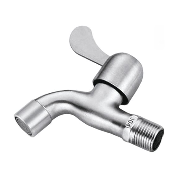 Stainless Steel Washing Machine Adapter Connector Bathroom Faucet
