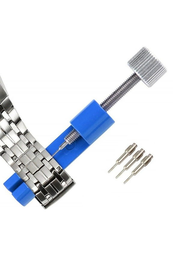 Stainless Steel Watch Band Adjuster Repair Tool Kit Strap Link Opener Remover Watch Strap Bracelet Repair Tool for Watch Band Link Pin Removal and Watch Sizing