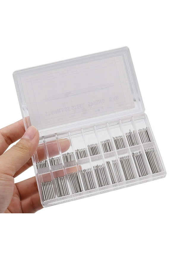 Stainless Steel Watch Band Strap Spring Bars Link Pins Repair Tool Set 144Pc