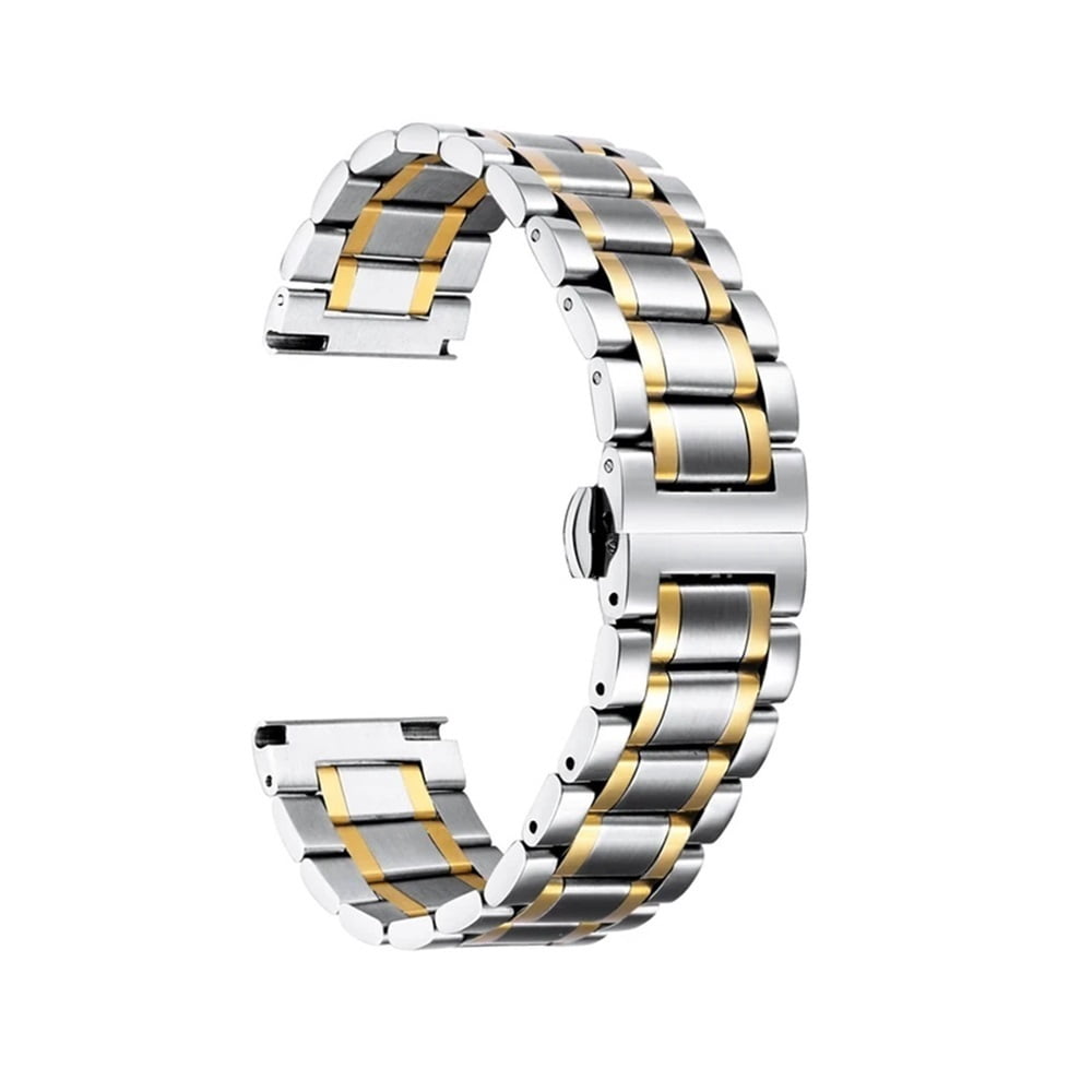 Stainless Steel Watch Bands 18mm , 19mm , 20mm , 21mm , 22mm , 24mm Metal Replacement Watch Band SmartWatch Straight & Curved Ends Men Women