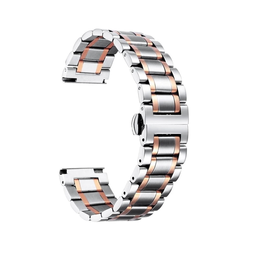 Stainless Steel Watch Bands 18mm , 19mm , 20mm , 21mm , 22mm , 24mm Metal Replacement Watch Band SmartWatch Straight & Curved Ends Men Women