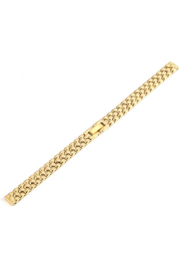 Stainless Steel Watch Strap 6-16mm Silver Gold Bracelet Watch Band Fashion Lady Watch Chain Replacement Strap
