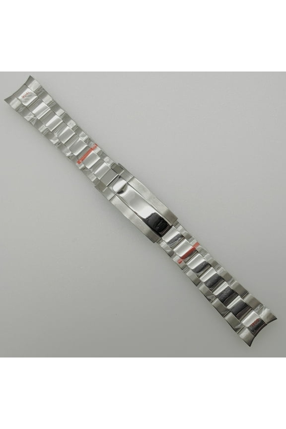Stainless Steel Watch Strap Replacement Watch Band for Men Mechanical Watch Movement Upgrade Part 20mm