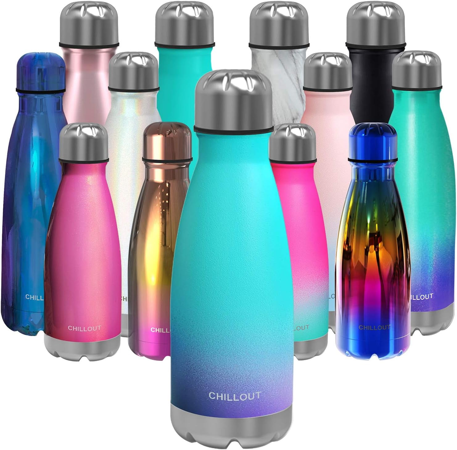 Stainless Steel Water Bottle for Kids School 12 oz Double Wall
