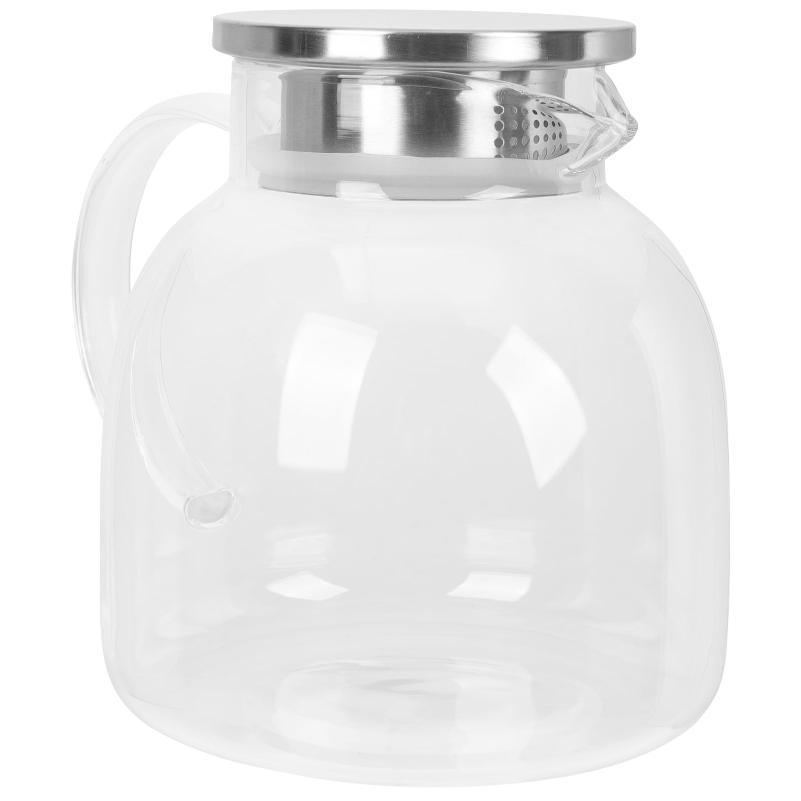 Stainless Steel Water Bottles Tea Pitcher 1 Gallon for Fridge Juice Containers Jug with Lid