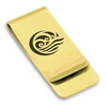 thumbnail image 1 of Stainless Steel Water Element Classic Slim Money Clip Credit Card Holder, 1 of 2
