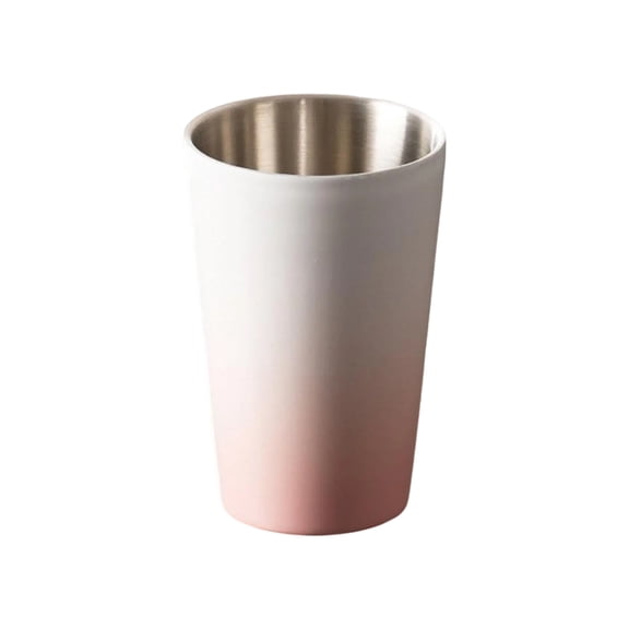 Stainless Steel Water Glass Drinking Cup Metal Drinkware for Camping and Parties