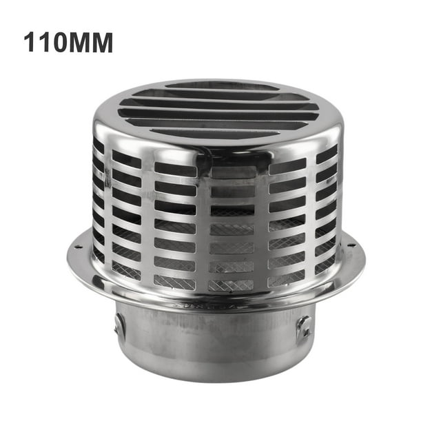 Stainless Steel Water Heater Chimney Cap Exterior Wall Air Outlet Pipe