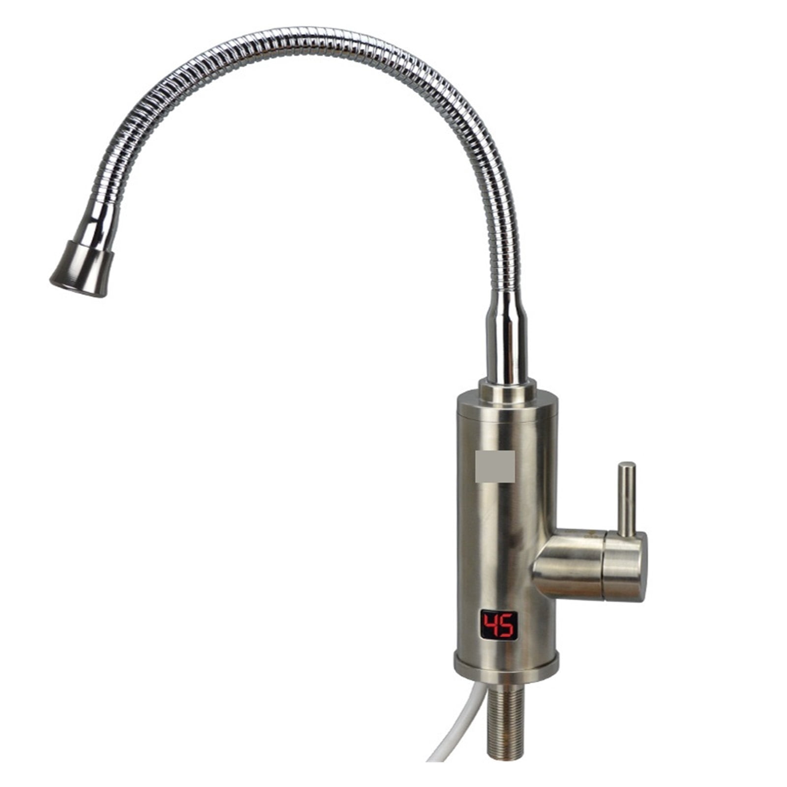 Stainless Steel Water Heater Faucet Kitchen Electric Water Heating Tap Instant Hot Faucet Heaters ,Easy to Install