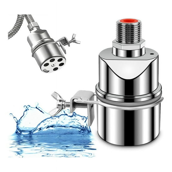 Stainless Steel Water Level Control Float Valve for Tank, 3/4 Inch Float Ball Valve, Suitable for Water Tanks, Pond C