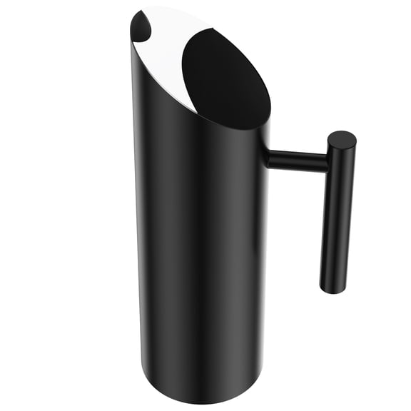 Stainless Steel Water Pitcher Rustproof Metal Pitcher with Ice Guard and Handle Polished Water Pitcher Jug Multifunctional Drinking Pitcher for Tea Juice Coffee Wine