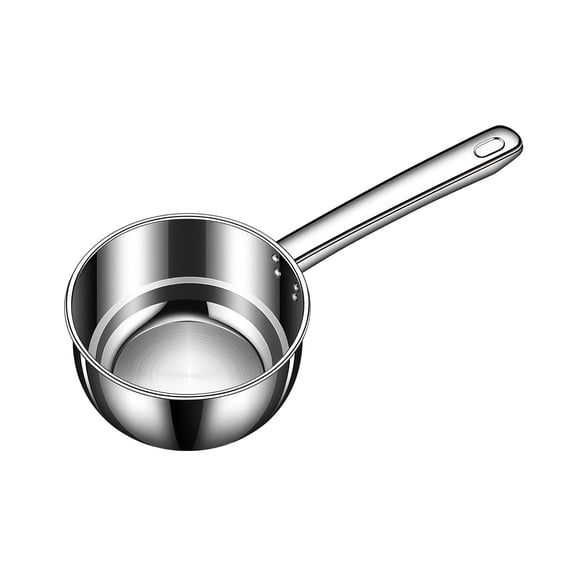 Stainless Steel Water Scoops Large Metal Dipper Short Handle for Household Serving