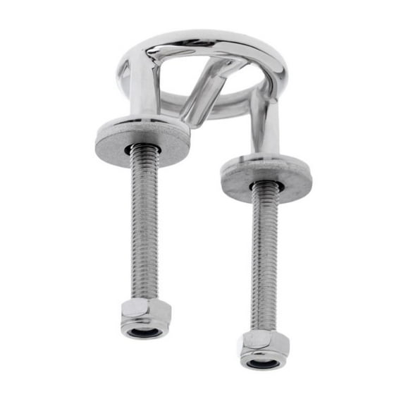 Stainless Steel Water Ski Tow Rope Hook Bracket Boat Transom Mount Hardware