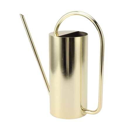 Stainless Steel Watering Can 1500ml Long Spout Gold Gardening Kettle For Indoor Outdoor Plants