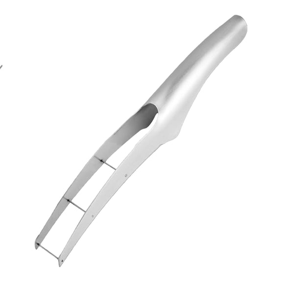 Stainless Steel Watermelon Cutter Slicer, Cube Cutter Tool - Fun Salad Making Tool for Summer, Polishing Stone (Silver)