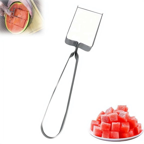 Stainless Steel Watermelon Slicer,2026 New Square Watermelon Cutter,Summer Fruits Cutting Tools,Portable Melon Fruit Cutter,Quickly Cutting Kitchen Gadget for Summer Party Camping BBQ Picnic