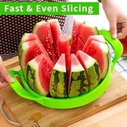 Stainless Steel Watermelon Slicer, 34 Inch 420 Stainless Steel Watermelon Cutter 1 Piece, Creative Watermelon Cutting Tool, Reusable Watermelon Segmentation Divider, Fruit Separator - Creative Kitche