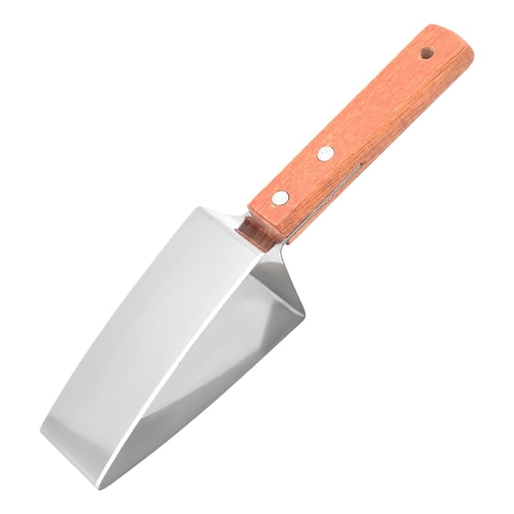 Stainless Steel Watermelon Slicer, Triangular Fruit Cutter with Wooden Handle, V-Shaped Carving Tool for Melon, Pineapple & Fruit Platters – Rust Resistant Kitchen Gadget for Summer Bbq & Picnic
