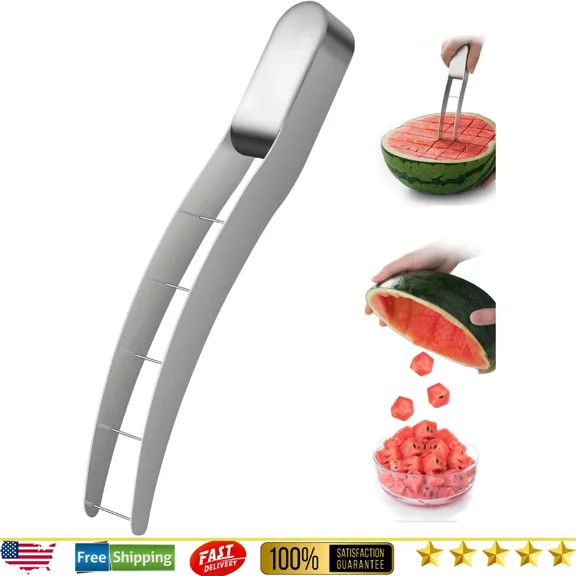 Stainless Steel Watermelon Slicer, Watermelon Cutter, Fruit, Melon Cutter Tool