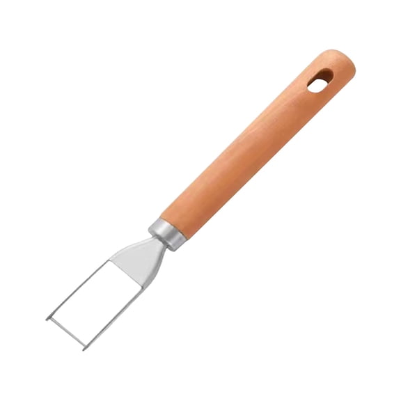 Stainless Steel Watermelon Slicer, Wooden Handle Fruit Cutter Divider, Kitchen Corer Tool For Melon Cubes