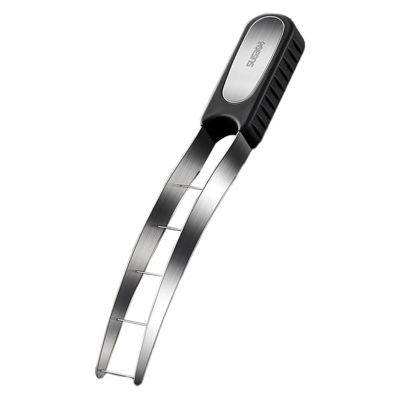 Stainless Steel Watermelon Slicing Tool Fruit Divider with Ergonomic Handle for Effortless Cutting Perfect for Summer Bbqs and Family Gatherings Topliu
