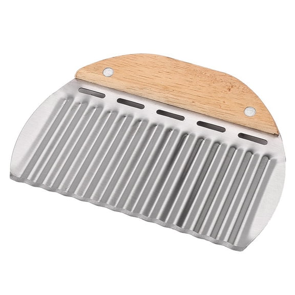 Stainless Steel Wavy Chopper Knife for Dough, Fruits, Vegetables, Salad, Carrots, Potatoes & Fries Maker Tools Gadget
